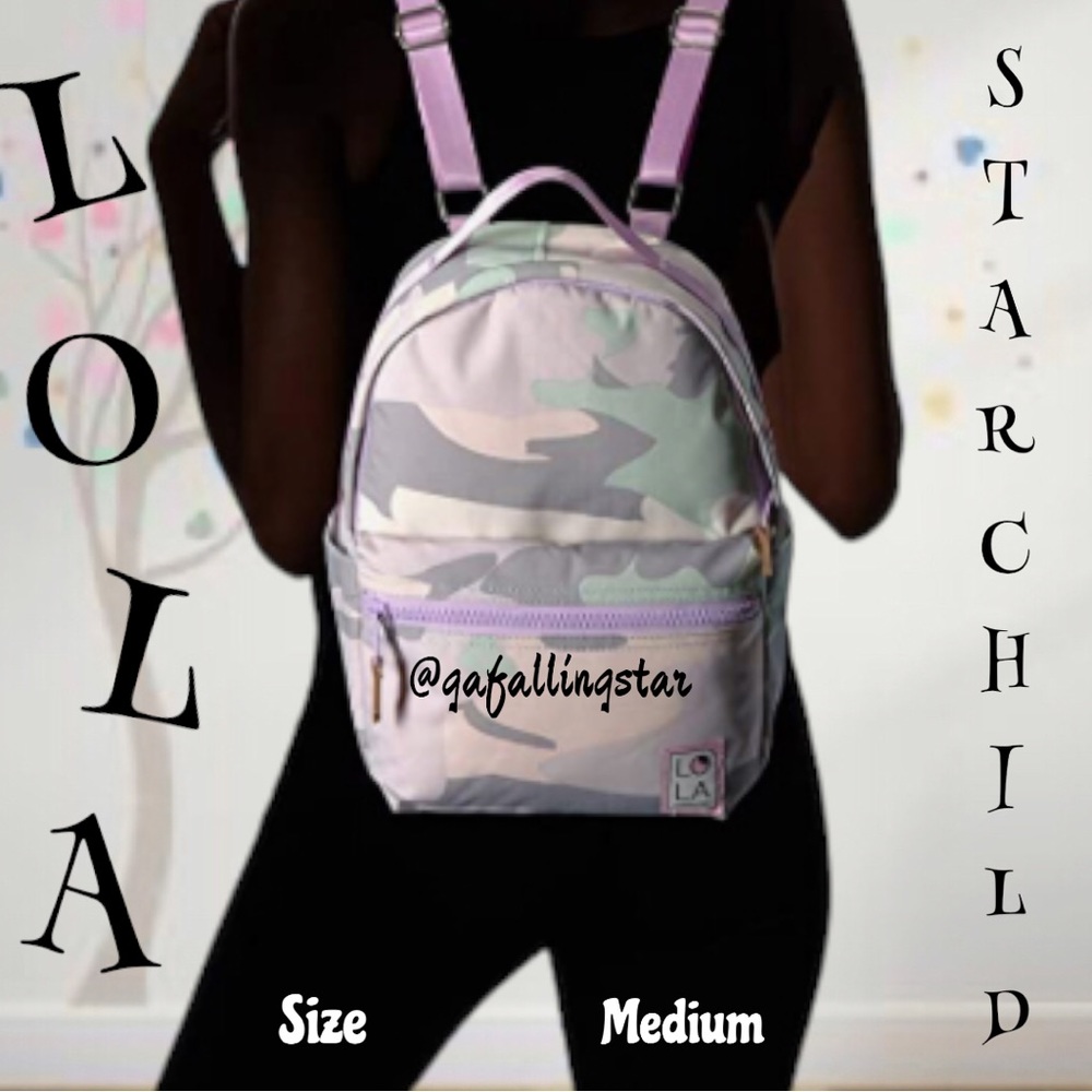 🆕LoLa Mondo Starchild Pastel Camo Backpack